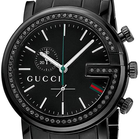 gucci red faced watch|black Gucci watch with diamonds.